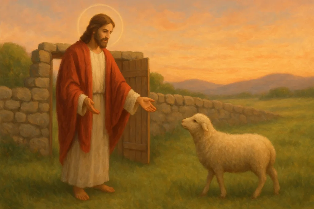 homilia diária - Evangelho do dia 10 de maio - joão 10,1-10 - jesus a verdadeira porta das ovelhas