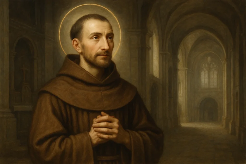 Santo do dia 17 de maio - São Pascoal Bailão - um dos primeiros membros da Ordem dos Clérigos Regulares da Madre de Deus
