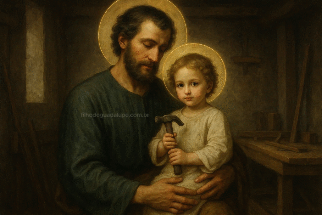 São josé operário -santo do dia 01 de maio, intercessor dos trabalhadores - exemplo de fé em Deus mesmo sem entender